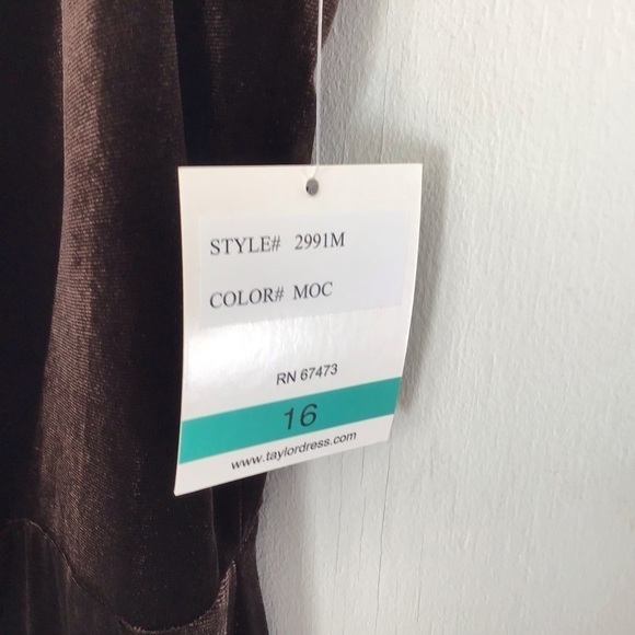 Y2K, plus size TAYLOR Velvet Slip Cowl Neck Maxi Dress NWT size 16 - Picture 8 of 10